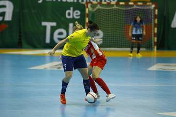 Partido entre Preconte Telde y Futsi Navalcarnero (Foto TA)